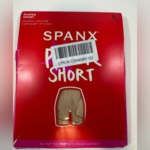 Spanx 2X Nude Seamless Power Short Body Shaper Light Control Shapewear